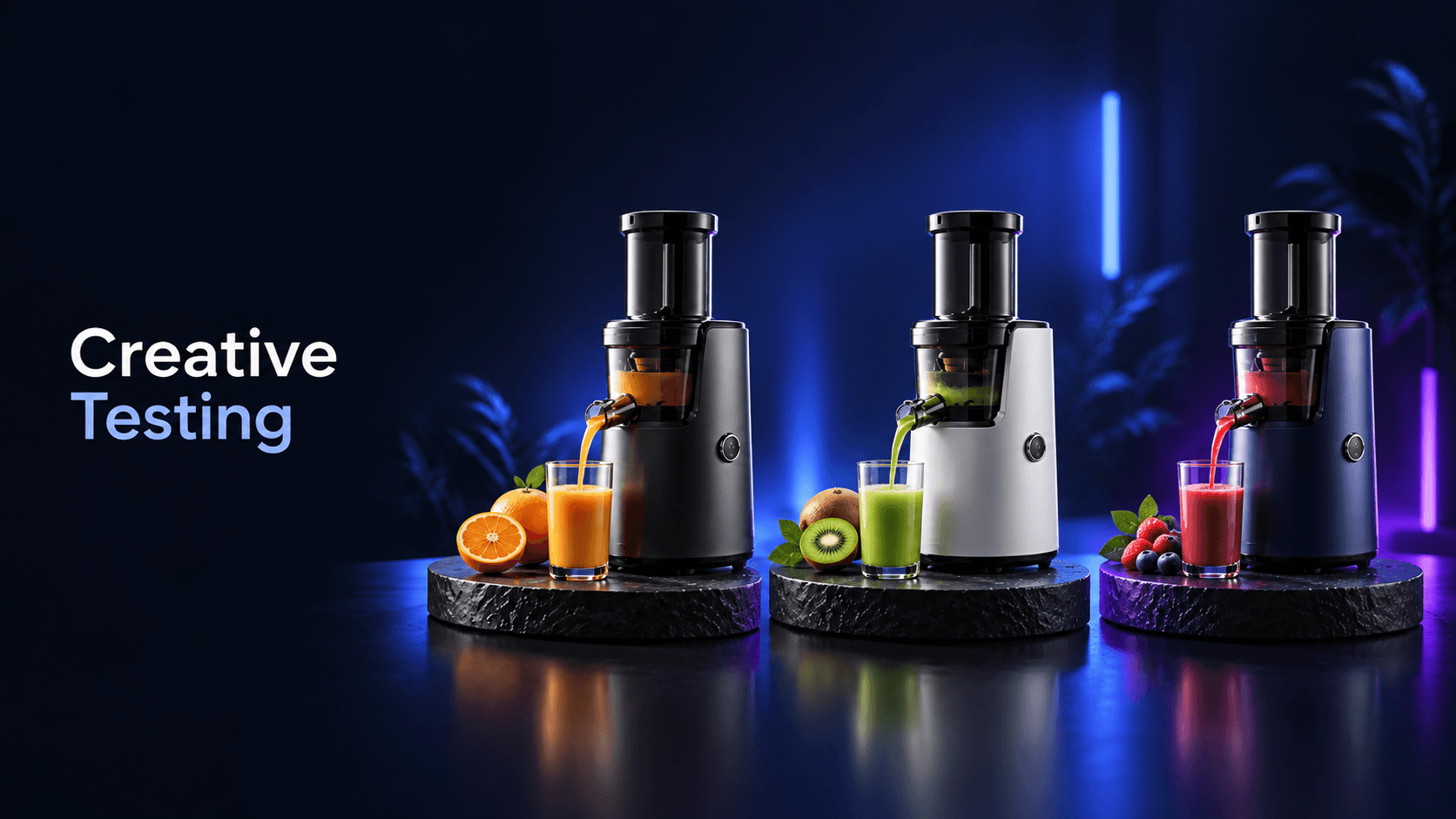 Sprokl Blog cover with a Creative Testing label beside three controlled ecommerce product variants.